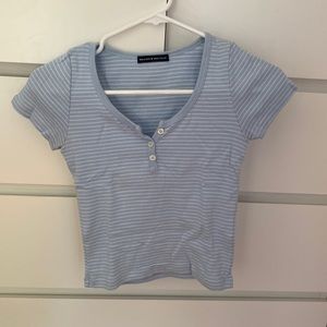 stripped zelly top (3 buttons)